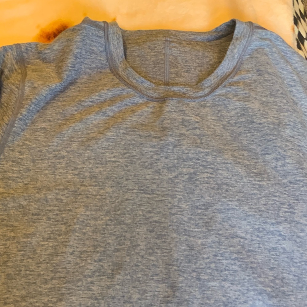 Lululemon Athletica Heather Blue Tee